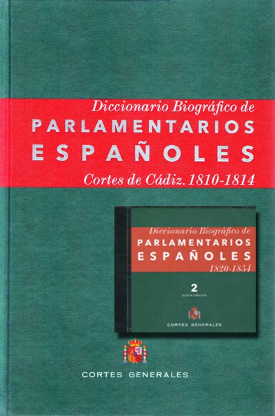 libro de Mikel Urquijo titulado Diccionario biográfico de los parlamentarios españoles (1810-1954)